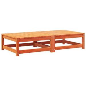 Poggiapiedi da Giardino in Cera Marrone Crema per Arredamento da Esterno - Product Image 4