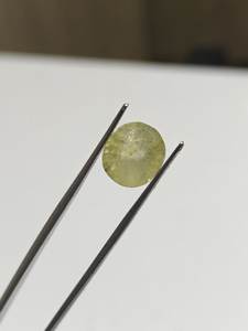 Zafiro amarillo brillante de 8.65 ct, forma redonda, piedra preciosa natural para anillos y colgantes de lujo - Product Image 4