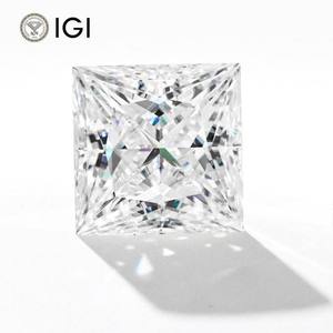 Pierre précieuse de laboratoire de qualité supérieure, taille Princesse, couleur D, clarté VVS2 VS1, certifiée IGI, modèle RI-352, pour la fabrication de bijoux, beauté rare - Product Image 5