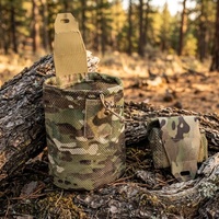 Pochette tactique Molle pliable en maille avec cordon de serrage, pochette de recyclage Mag-Net pour ceinture tactique et accessoires de gilet