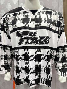 Camisetas de hockey sobre hielo de sublimación de manga larga de alta calidad, camisetas de hockey sobre hielo al por mayor, uniformes de desgaste de hockey sobre hielo - Product Image 4