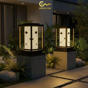 Garden lights Auto Cad Layout Detachable Viet Nam CM Decor Outdoor/Villa/Garden AC 220V( ± 10%) steel/inox LED Warm White - Product Image 6