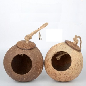 Coconut Shell Bird Nest <b>Parrot</b> Chewing Toy, Bird Toy Coconut Shell Bird Nest House From Vietnam/ Ms. Lima - Product Image 6