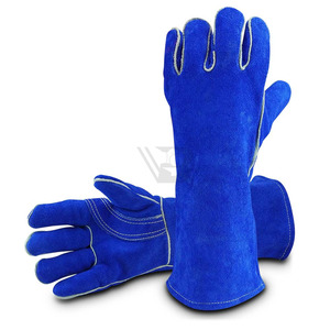 Gants de soudage en cuir personnalisés à manches longues, résistants à la chaleur, pour soudeurs TIG, design haut de gamme 2026 - Product Image 5