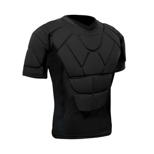 Camiseta de Compresión Acolchada de Manga Corta de Alta Calidad, Protección para el Pecho, Camiseta Deportiva Acolchada Personalizada, Ajuste de Compresión - Product Image 5