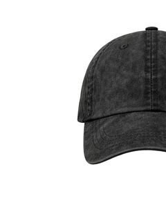 Casquette de baseball en coton noir délavé, unie, réglable, unisexe, décontractée, respirante, confortable, qualité supérieure - Product Image 3