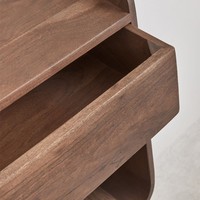Table de chevet Vandana Nova Maxima en bois d'acacia 35x35 cm