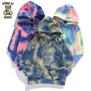 Sudadera con Capucha Extra Grande Personalizada para Hombre, 100% Algodón Terry, Venta al Por Mayor, Tie-Dye, Estilo Urbano, Sudadera Premium Gruesa para Invierno - Product Image 5