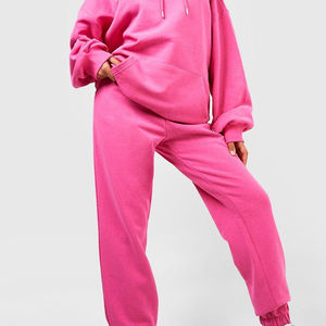 Conjunto Deportivo de Invierno para Mujer de Alta Calidad, Talla Grande, con Capucha, Diseño Sólido, de Secado Rápido, con Estampado, de Forro Polar - Product Image 4