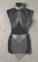 Ensemble d'armure corporelle gothique allemande médiévale, cuirasse de guerrier en acier, plaques de poitrine et de dos, style antique, pour reconstitution historique et cosplay