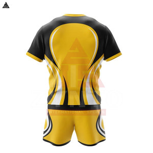 Nouvel arrivage : Ensemble d'uniformes de rugby imprimés de haute qualité, nouveau design, très vendu, pour hommes - Product Image 2
