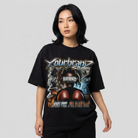 Kaos Pria Musim Panas Fly Fit International Jersey Polos Polyester Putih Lengan Pendek 320g Kasual Longgar Custom Digital