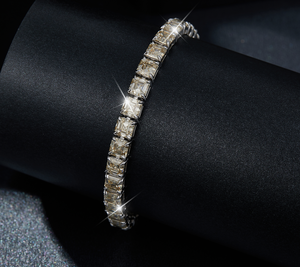 Pulsera de Moissanita de Calidad Premium con Brillo Similar al de Diamantes para Hombres y Mujeres, Ideal para Regalos de Cumpleaños, Aniversario y Bodas - Product Image 5