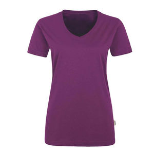 Camisetas de Verano para Mujer, Ecológicas, Transpirables, de Manga Corta y Cuello en V, 100% Algodón, Personalizables - Product Image 1