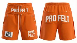 Pantalones Cortos Casuales Negros Premium para Hombre, con Detalles de Botones, Cintura con Cordón, Ropa Deportiva Vintage, para Gimnasio, Descanso, Ropa Urbana, de Secado Rápido - Product Image 2