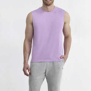 Hawk Eye Sports Débardeur sans manches à col en V 100% personnalisable pour hommes 100% coton Séchage rapide Vêtement décontracté - Product Image 2