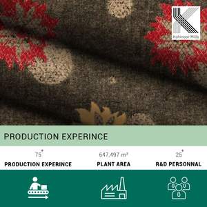 Tissu Jacquard 100% Coton 390 g/m² Coton BCI Tissé Doux et Texturé Écologique Tissu Lourd pour Vêtements (Vestes et Manteaux) - Product Image 5