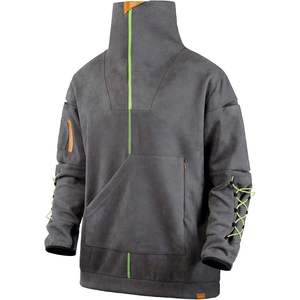 Sudadera con Capucha Unisex Estilo Techwear y Streetwear, Ciberpunk, Funcional, Cuello Alto, Personalizable, Venta al Por Mayor - Product Image 5