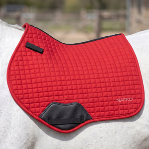 Almohadilla de Silla de Montar Cuadrada de Contacto Cercano OEM de Alta Calidad, Duradera, Antideslizante, con Forro de Espuma, Colores Personalizados, Set de Equipo Ecuestre para Salto - Product Image 1