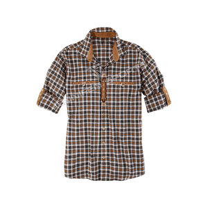 Camisa de Vestir de Manga Corta para Hombre, Talla Grande, 100% Algodón, Transpirable, Estilo Bávaro Alemán, para Oktoberfest, Disfraz - Product Image 1