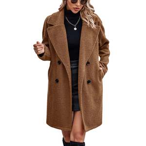 Belted Trench <b>Coat</b> <b>Womens</b> <b>Double</b> <b>Breasted</b> Long Overcoat Elegant Windproof Autumn Winter Outerwear Custom - Product Image 1