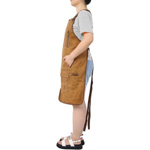 Grembiule da Lavoro in Tela Cerata Resistente da 18 once, Lungo e Completamente Regolabile per Falegnami e Lavoratori del Legno, Resistente all'Acqua - Product Image 6