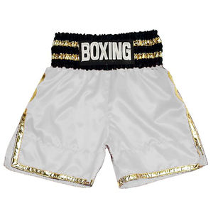 Shorts de boxe personnalisés en satin professionnels à taille haute pour la production en gros et l'exportation - Product Image 6