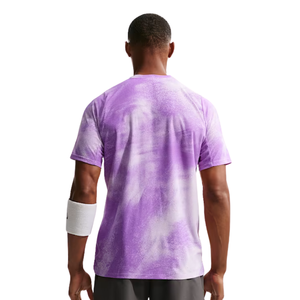 Camiseta Gráfica de Algodón Morado para Hombre, Cuello Redondo, Manga Corta, Corte Regular, Suave y Transpirable, Estampada, Venta al por Mayor, Talla X - Product Image 2