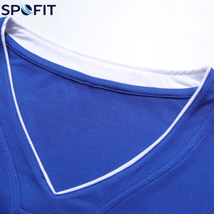 Uniforme de Baloncesto Personalizado al por Mayor Unisex, Transpirable, con Cuello en V, Doble Correa, Secado Rápido, Ligero, Conjunto de Camiseta y Pantalones Cortos - Product Image 5