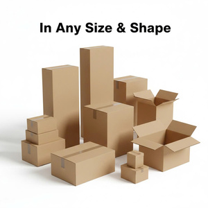 Boîte d'expédition en carton ondulé recyclable modèle BXT50, fermeture magnétique, poignée, haute résistance, emballage écologique, estampage - Product Image 5