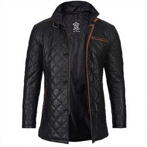 Famosa Chaqueta de Cuero de Oveja 100% Personalizada de Larga Duración con Excelente Calidad y Diseño Exclusivo - Product Image 2