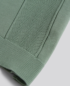 2026 Custom Made Men's Knitted Short Sleeve Polo Shirt Solid Color Casual Zipper Design Regular Fit <b>Green</b> Cheap Price Low MOQ - Product Image 5