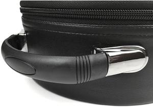 Estuche para Gorra de la Corona del Arco Real Masónico (Negro) con Emblema Triple Tau Bordado a Máquina en Dorado - Product Image 5