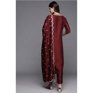 Magnifiques robes de soirée, ensemble élégant pour les fêtes, haut et dupatta - Product Image 5