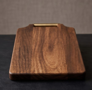 Planche à découper robuste en bois de manguier naturel avec poignée ergonomique, plateau de présentation pour fromages - Product Image 4