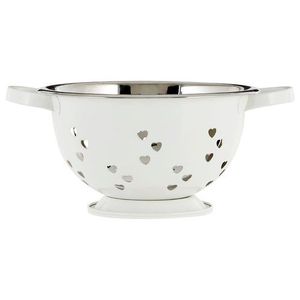 Kitchen Essential Metal <b>Colander</b> For Washing Leafy Greens Fruits Vegetables Rice Pasta And Noodle Preparation - Product Image 1