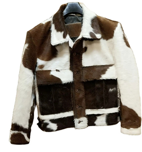 Chaquetas de Mujer de Cuero Vacuno Auténtico, Chaqueta Varsity de Lujo con Cinturón en la Cintura - Product Image 5
