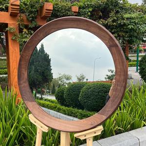 กระจกติดผนังไม้แบบบางสำหรับตู้เสื้อผ้าแบบวอล์คอิน เหมาะสำหรับร้านบูติกแฟชั่น จัดเก็บสินค้า ขายส่ง ใช้เป็นอุปกรณ์เสริมสำหรับแขวนกระจก - Product Image 2