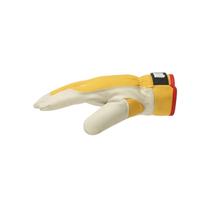 Guantes de Trabajo QST International de Cuero con Refuerzo en la Palma y Puntas de los Dedos, Duraderos para Jardinería, con Puño Deslizable y Cierre de Tirar, No Resistentes al Agua - Product Image 6