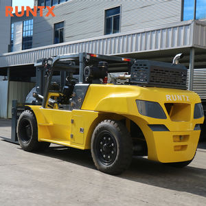 Дизельный вилочный погрузчик RUNTX с опциональным двигателем, 10-12 тонн, с функцией Container Master и передними двойными шинами - Product Image 3