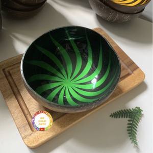 Tazón de Coco Hecho a Mano en Vietnam, Recipiente Natural de Concha para Servir en la Cocina, para Frutas, Ensaladas, Arroz, Decoración Rústica para Comedor - Product Image 2