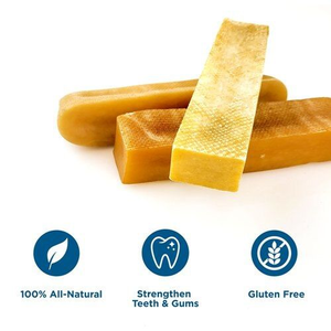 Friandises à mâcher pour chien au fromage de yak de l'Himalaya naturel - Fabrication artisanale écologique, longue durée de conservation - Product Image 1