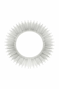 Round Metal <b>Decorative</b> <b>Plate</b> Glam Design Polished Finish Solid Pattern Handmade - Product Image 1