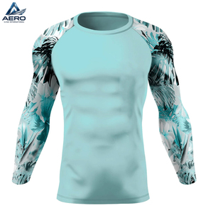 Camiseta de Manga Larga de Primera Calidad para Hombre, con Logotipo Personalizado, para Artes Marciales, Fitness, Secado Rápido, para Adultos - Product Image 4