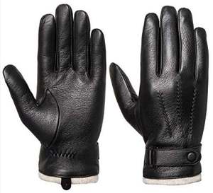 Guantes de Piel de Oveja Económicos 2026, Forro de Poliéster y Seda Ecológicos, Pantalla Táctil, Cuatro Estaciones, para Ciclismo y Playa - Product Image 6