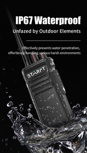 Starft CD17 10W UHF VHF cầm tay hai chiều cho đài phát thanh VOX HOKI <span class=keywords><strong>toki</strong></span> 12km <span class=keywords><strong>IP67</strong></span> không thấm nước CE FCC phê duyệt - Product Image 5
