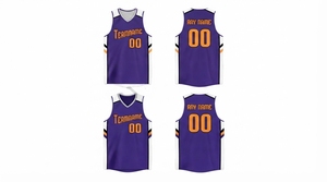 Camiseta de Baloncesto Sublimada Personalizada Rosa y Blanca, Unisex, Cuello en V, Sin Mangas, Absorbe la Humedad, Nombre del Equipo, Número 00, Todas las Temporadas, Adulto - Product Image 3
