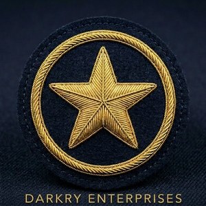 Parche Bordado a Mano con Hilo de Oro en Forma de Estrella para Blazers, Insignia Tradicional de Club - Product Image 1