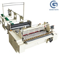 Máquina Rebobinadora de Papel Higiénico Totalmente Automática 1575, Control PLC, Motor y Bomba, Capacidad de 2 Toneladas/Día para Fábrica de Papel