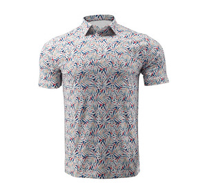Chemises polo pour hommes de haute qualité, confortables, à manches courtes, pour les activités quotidiennes et une élégance décontractée, 100 % coton peigné. - Product Image 1